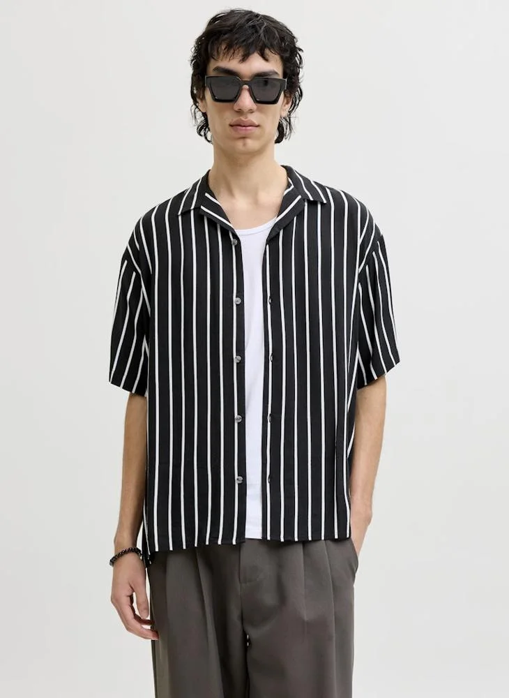 JACK & JONES Striped Short Sleeve Shirt